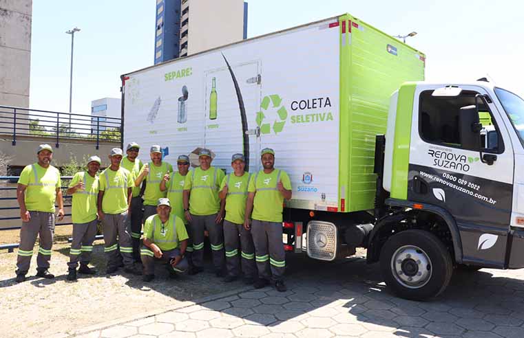 Suzano passa a contar com novo serviço de coleta seletiva