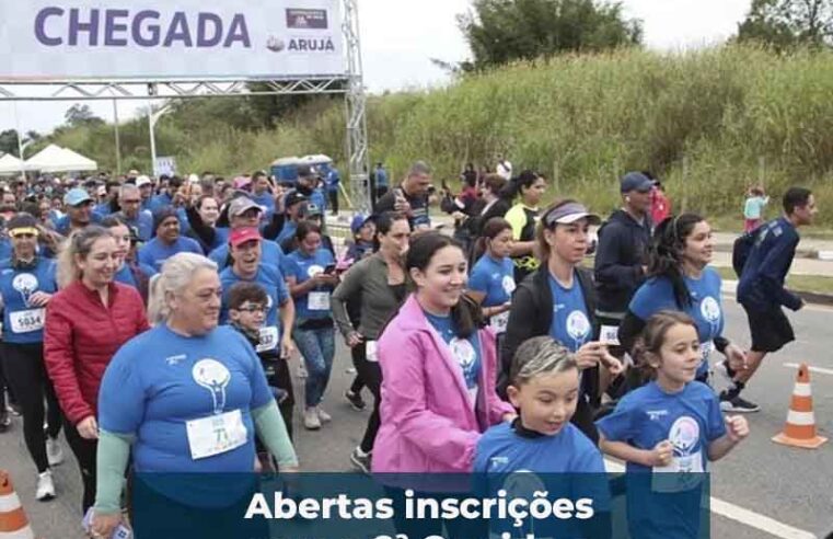 Abertas inscrições para 2ª Corrida e Caminhada de Arujá