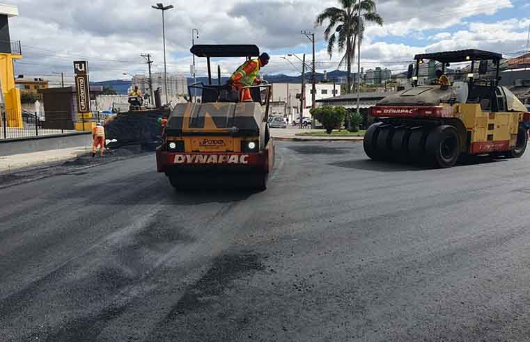 Recuperação asfáltica do Programa Nova Mogi avança