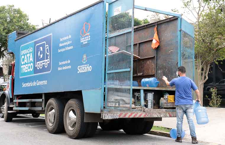 Operação Cata-Treco recebe solicitações até por WhatsApp