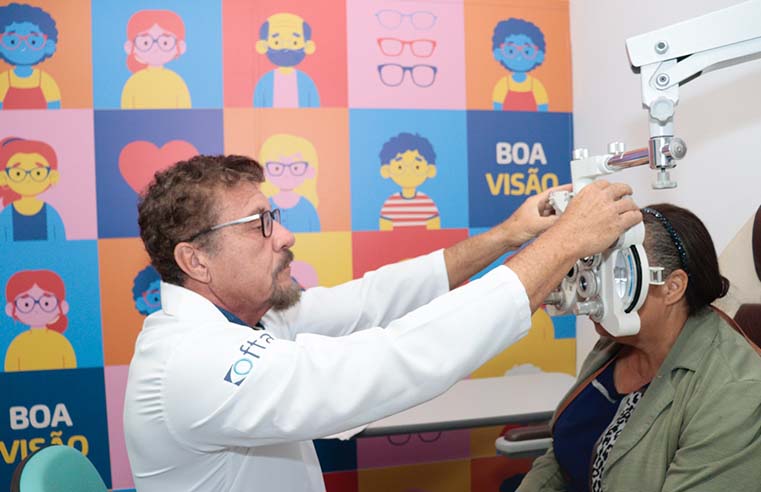 Idosos são alvo de programa de saúde ocular em Suzano