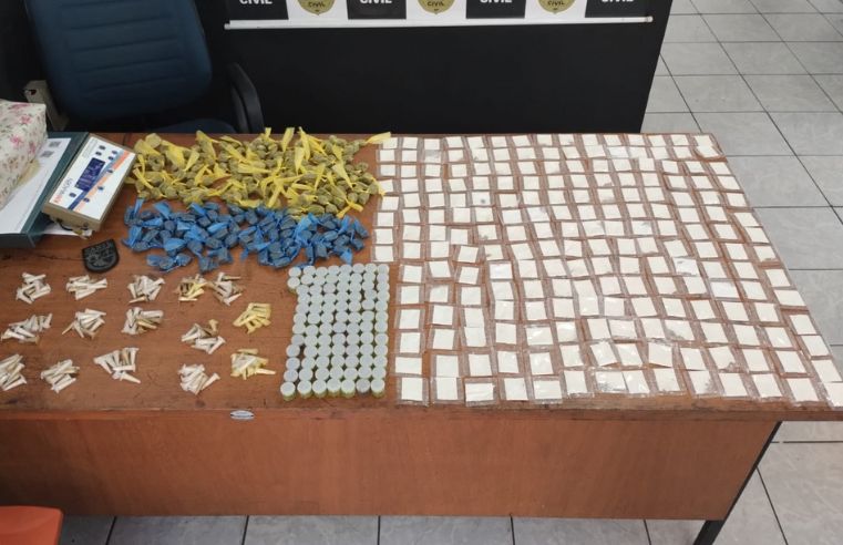 GCM localiza mais de um quilo de drogas em Suzano