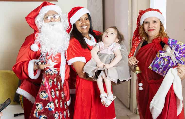 Melhor em Casa leva Natal a pacientes de Itaquá