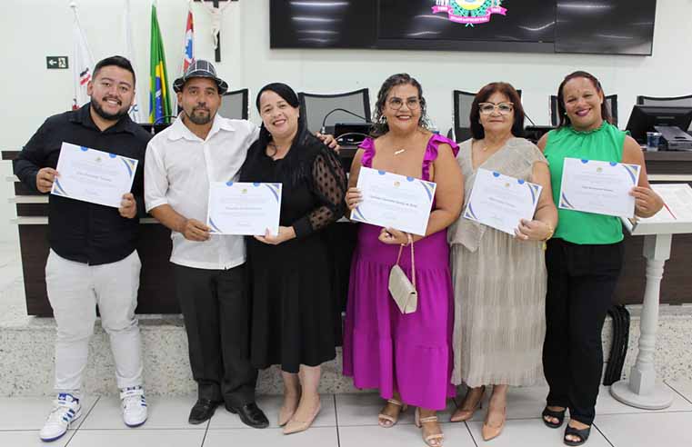 #pracegover novos conselheiros ttelares de itaquá