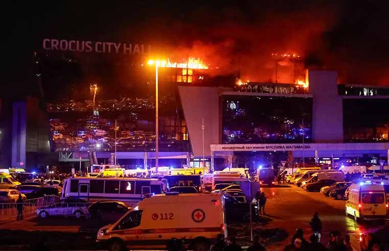 Sobe para 60 os mortos em ataque terrorista na Rússia