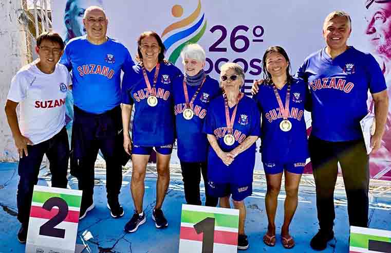 Suzano conquista 26 medalhas nos Jogos da Melhor Idade