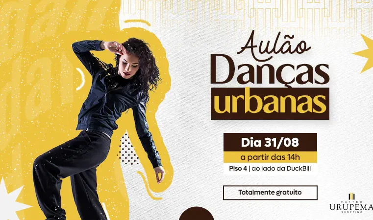Mogi tem aulão gratuito de danças urbanas neste sábado (31)