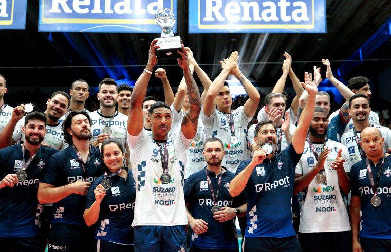 Suzano Vôlei é vice-campeão paulista e foca na Superliga 2024