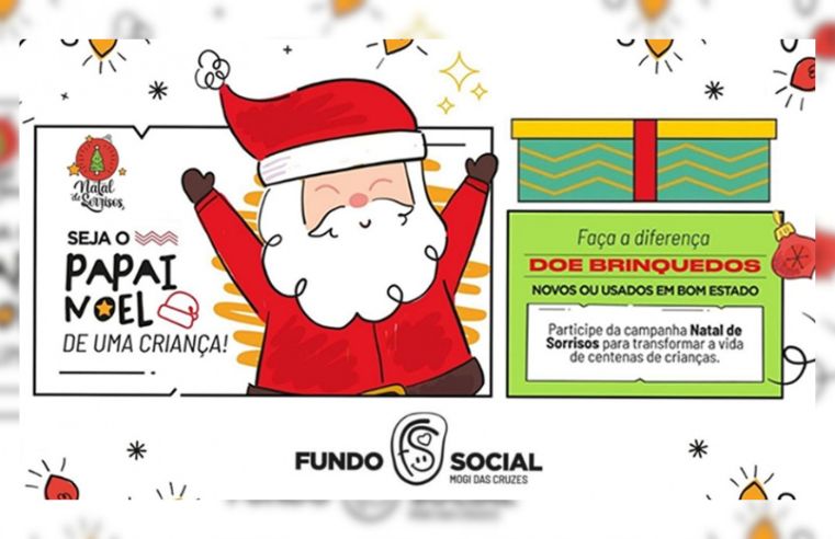 Campanha Natal de Sorrisos arrecada brinquedos em Mogi