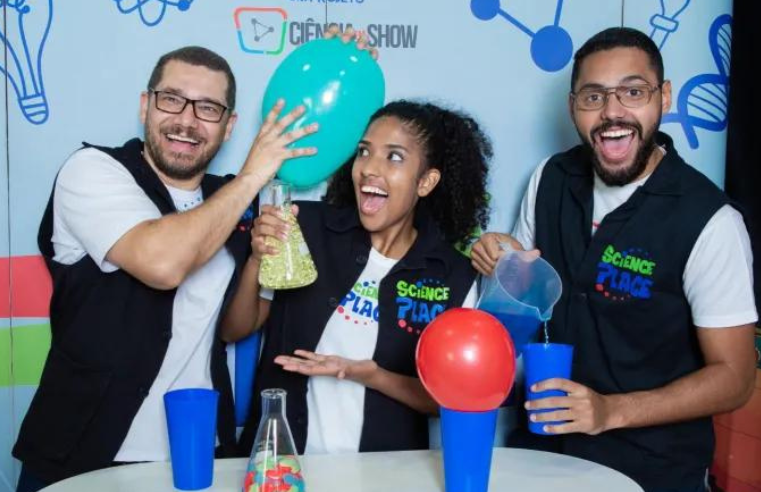 Em Mogi, Patteo Urupema Shopping traz show de ciências para a garotada
