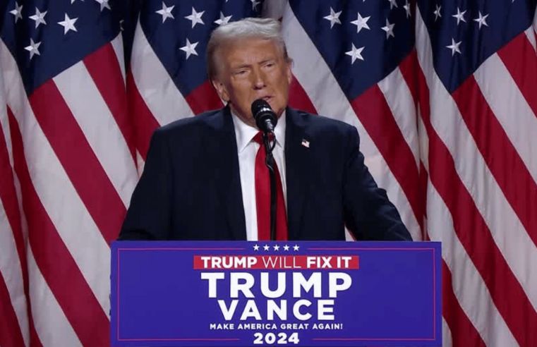 Donald Trump é eleito presidente dos EUA em 2024