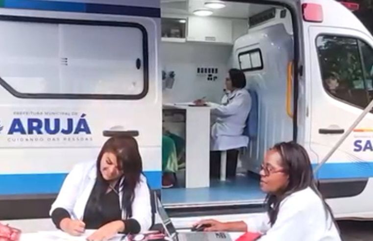 Saúde nos Bairros atende moradores do Jacarandás, em Arujá