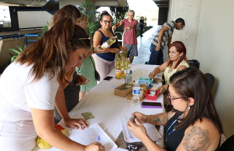 Troca solidária arrecada 9,2 toneladas de alimentos em Suzano