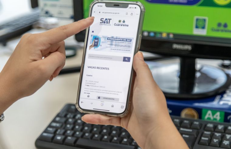 Mais de 90 vagas de emprego disponíveis no SAT de Guararema