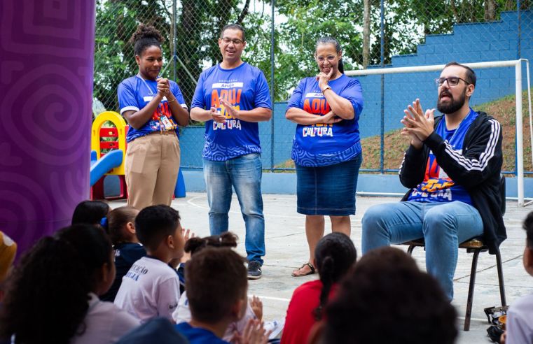 Projeto Cultura Itinerante leva arte e leitura aos bairros de Arujá