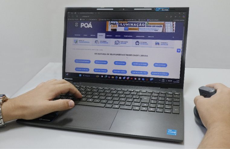 Prefeitura de Poá disponibiliza serviços de trânsito via internet