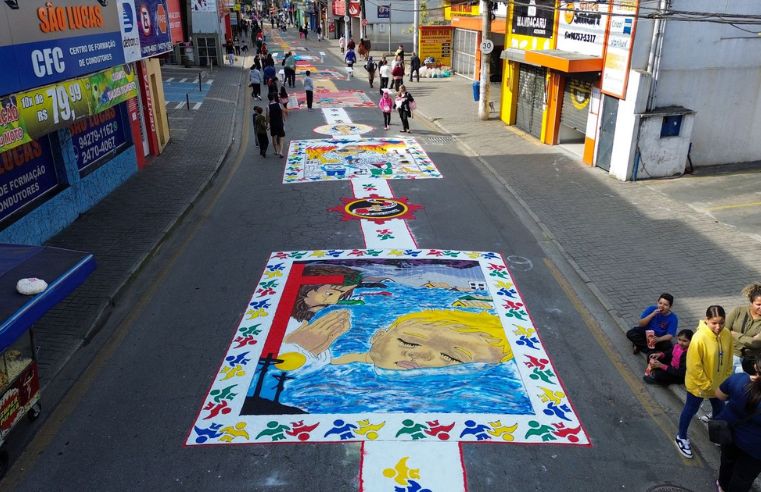 Encontro de tapetes de Corpus Christi tem prêmio de até R$ 10 mil