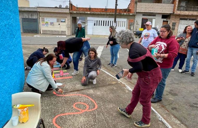 Intervenção artística em escola busca prevenir violência