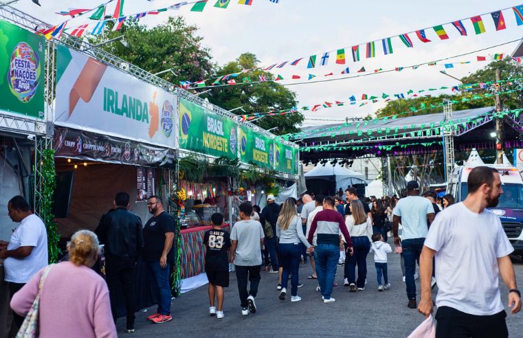 Festa das Nações Arujá celebra diversidade cultural na praça