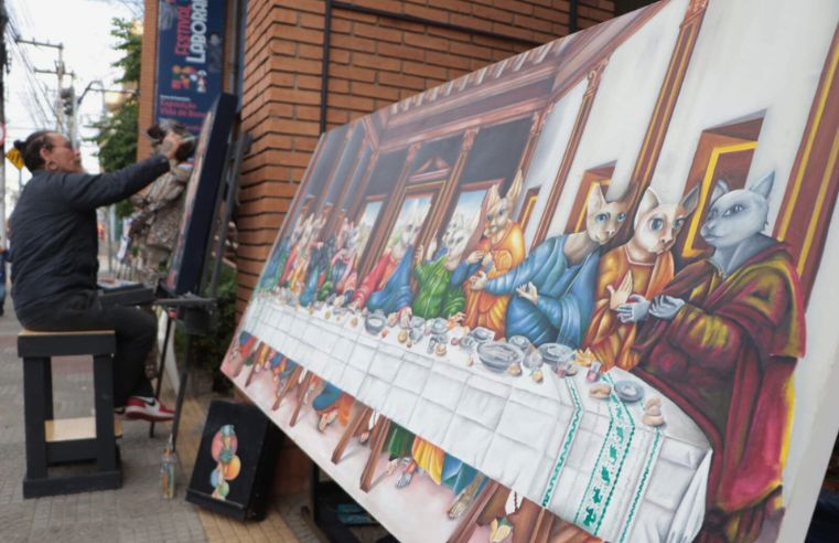 Arte na Rua promove exposição aberta no Centro de Suzano