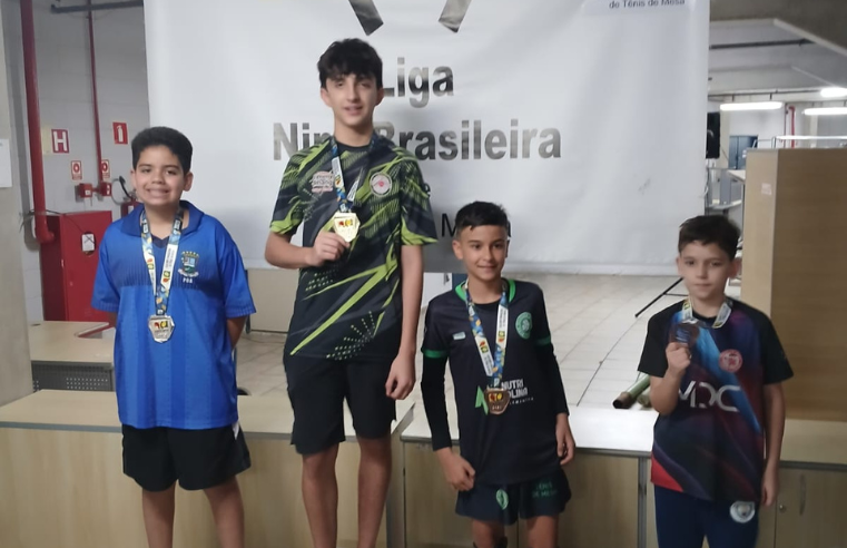 Tênis de mesa de Poá conquista medalhas e destaque estadual