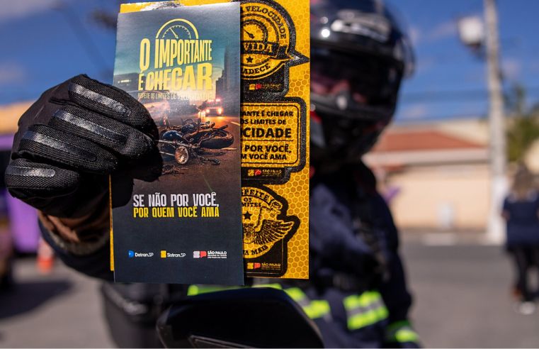 Detran-SP realiza ação educativa para motociclistas em Guararema