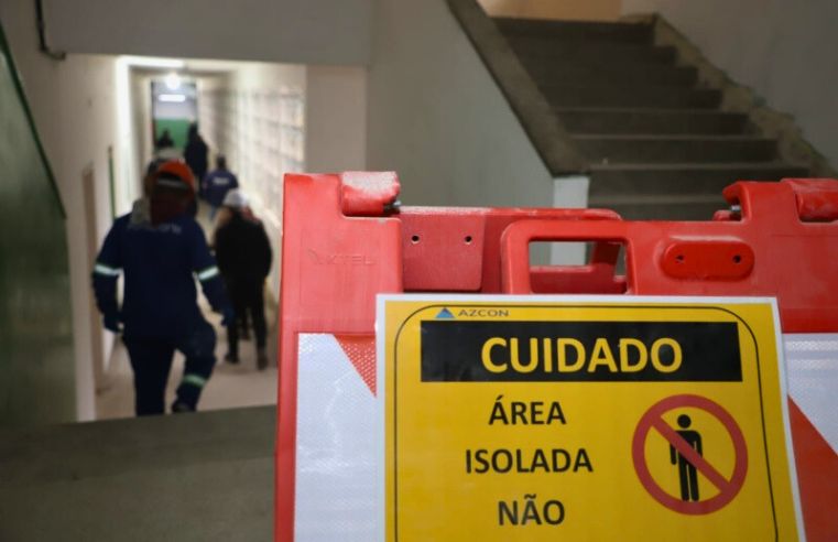 Obras em escolas avançam durante férias em Santo André