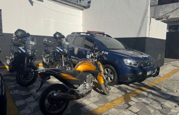 GCM recupera motocicletas furtadas em Suzano no fim de semana