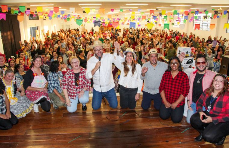 Festa Junina com idosos marca ação da Prefeitura de Poá
