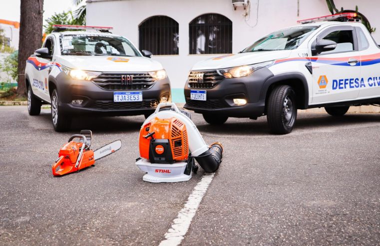 Ferraz de Vasconcelos recebe novas viaturas para a Defesa Civil