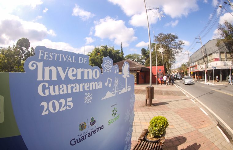 Festival de Inverno Guararema 2025 inicia com música e cultura