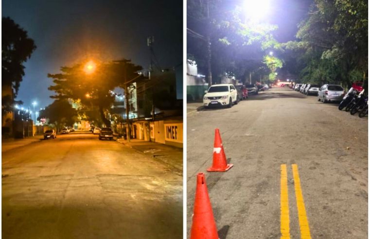 Iluminação pública em LED atinge sete bairros de Santos