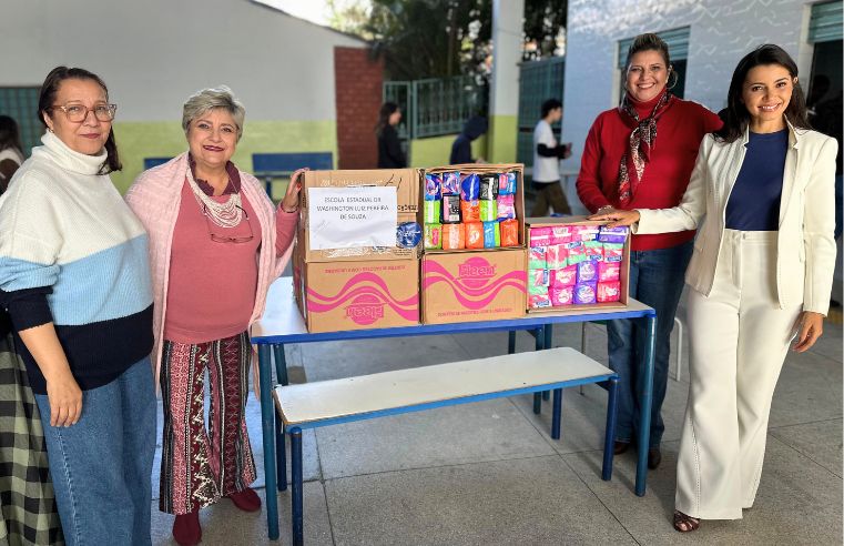 Pobreza menstrual: Arujá distribui 26 mil absorventes em escolas