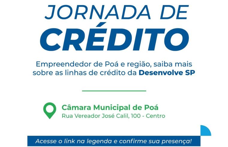 Jornada de Crédito Poá oferece financiamento com juros reduzidos
