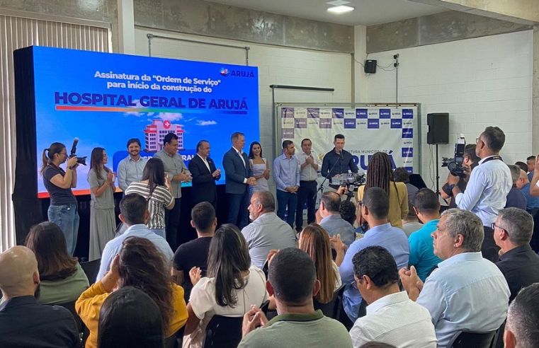 Hospital Geral de Arujá avança com obras e recebe apoio do Estado