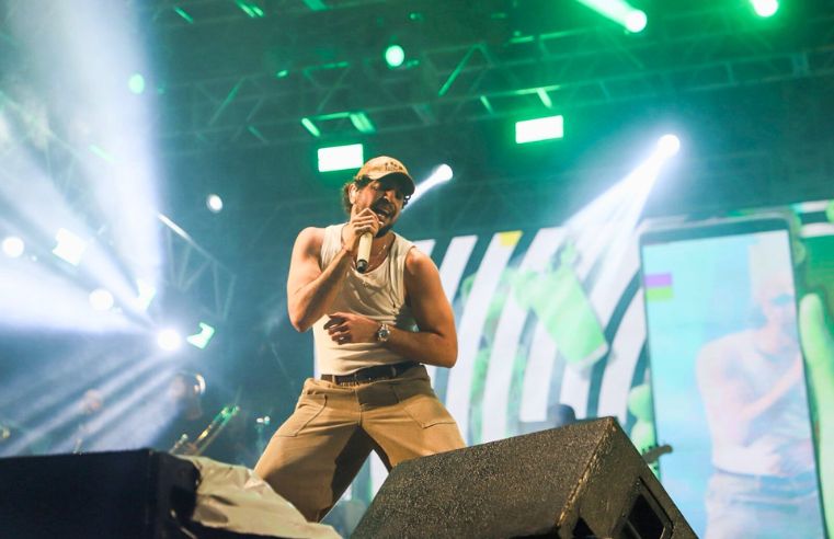 Nattan agita público da Festa da Uva com piseiro e forró eletrônico