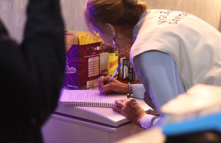 Operação Metanol apreende bebidas irregulares em Suzano