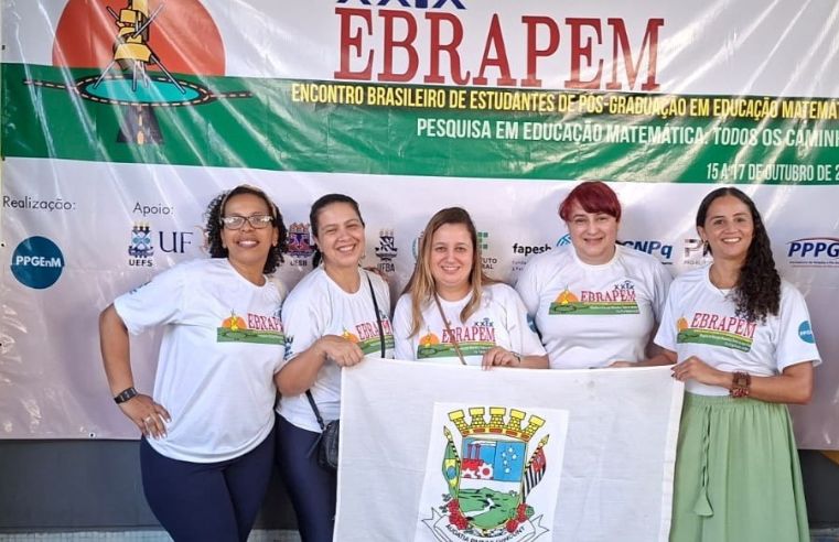 EBRAPEM 2025: professoras de Poá levam estudos ao congresso