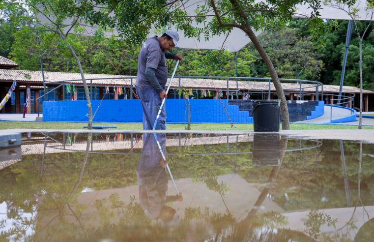 São Caetano inicia manutenção em parques para verão 2026