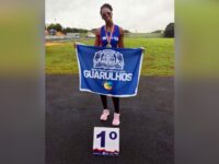 Ketlen Gonçalves é campeã do salto triplo por Guarulhos