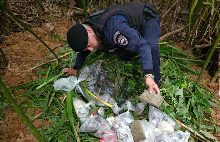 Tonel do tráfico é localizado pela GCM em Itaquaquecetuba