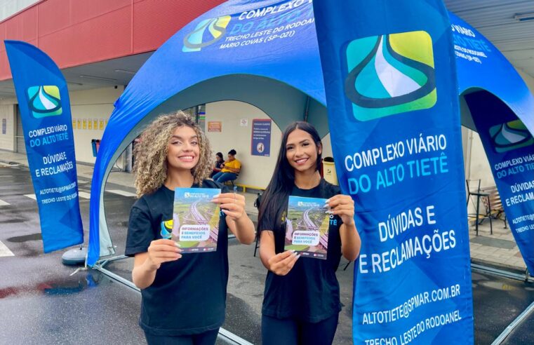 Posto Itinerante orienta sobre obras no Alto Tietê