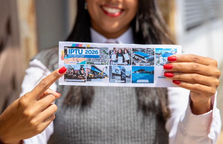 Carnês do IPTU 2026 começam a ser entregues em Itaquá