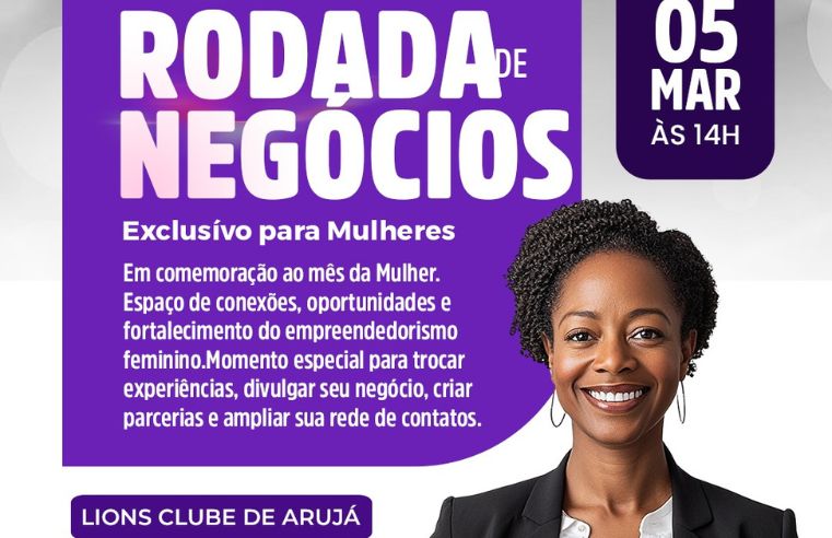 Prefeitura de Arujá promove Rodada de Negócios para mulheres