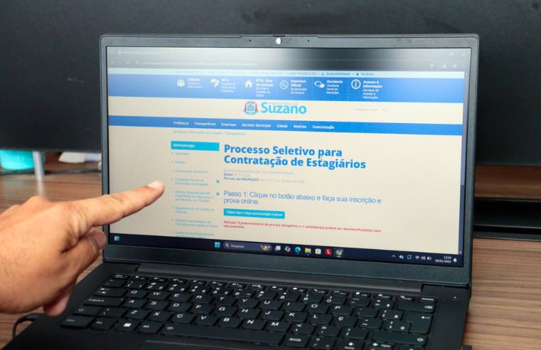 Prefeitura de Suzano oferece vagas de estágio para estudantes