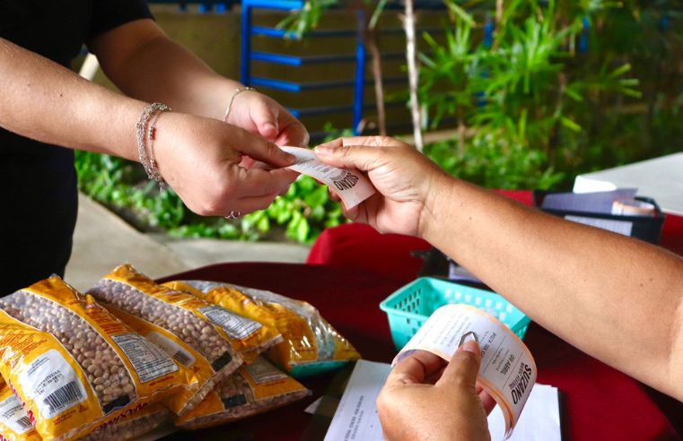 Suzano amplia troca de ingressos e arrecada alimentos