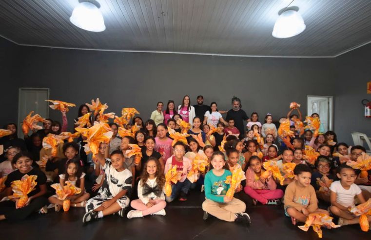 Suzano distribui mais de 8 mil itens de Páscoa