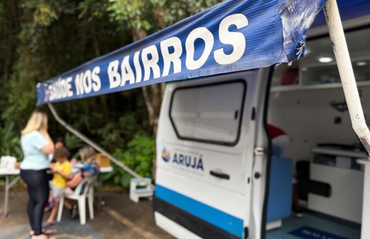 Saúde nos Bairros leva atendimento a regiões afastadas de Arujá