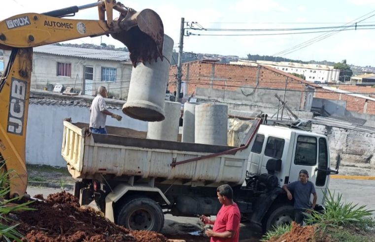 Prefeitura reforça drenagem urbana na avenida Katsutoshi Naito