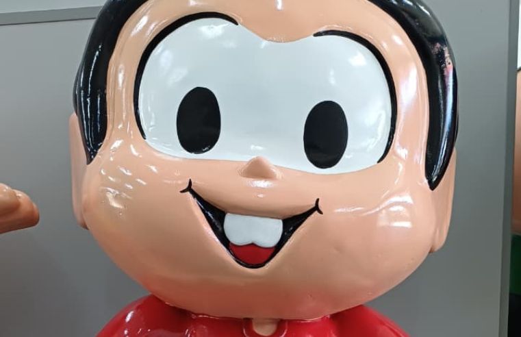 Santa Isabel repõe bonecos da Turma da Mônica no parque